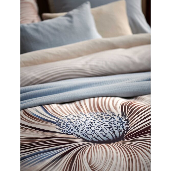 Vandyck Dekbedovertrek ROYAL GARDEN cream tan 1-persoons (140x200/220 )