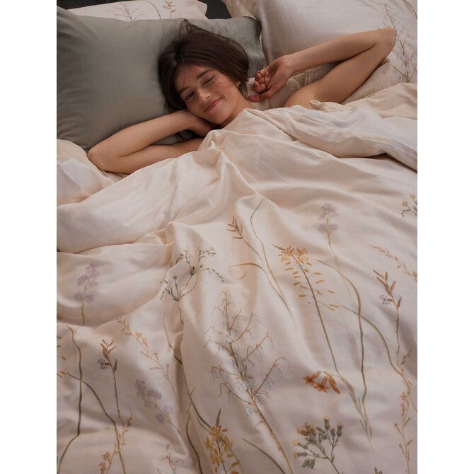 Vandyck Housse de couette SOOTHING DREAMS sable 1 personne (140x200/220)