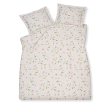 Housse de couette Vandyck SOFT BLOOM blanc cassé 1 personne (140x200/220)