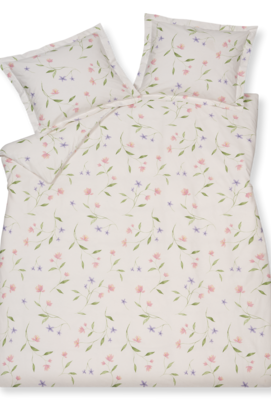 Vandyck Dekbedovertrek SOFT BLOOM offwhite        1-persoons (140x200/220 )