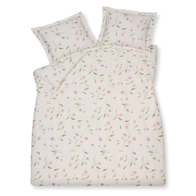 Vandyck Dekbedovertrek SOFT BLOOM offwhite        2-persoons (200x200/220 )