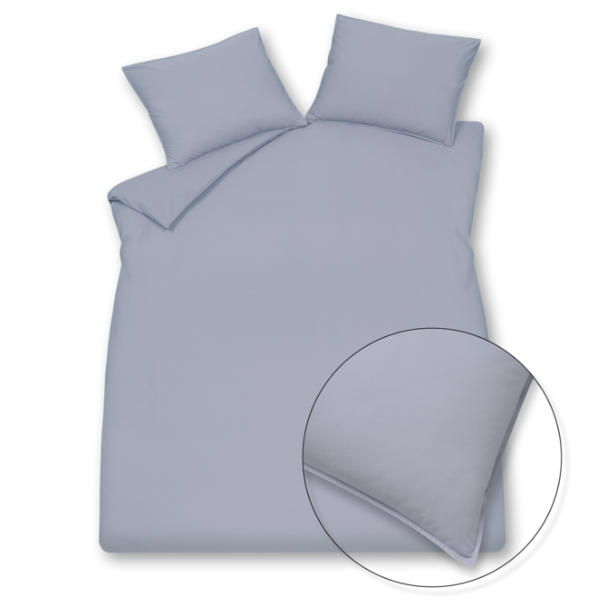 Housse de couette Vandyck WASHED COTTON bleu lavande 2 personnes (200x200/220)