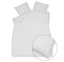 Vandyck Housse de couette PURITY SORRENTO blanc Lits-jumeaux XL (260x240)