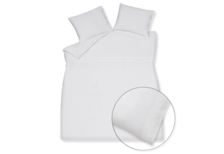 Vandyck Housse de couette PURITY PORTOFINO blanc 1 personne (140x200/220)