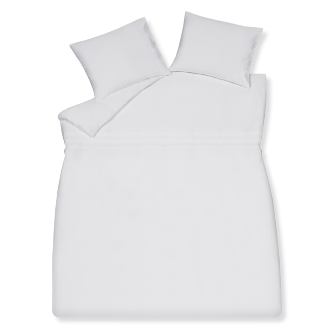 Housse de couette Vandyck PURITY PORTOFINO blanche 2 personnes (200x200/220) Housse de couette Vandyck PURITY PORTOFINO blanche 2 personnes (200x200/220)