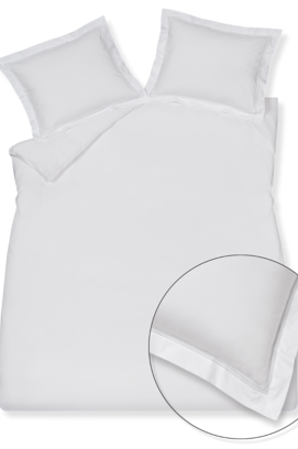 Housse de couette Vandyck PURITY RAVELLO blanc      1 personne (140x200/220)