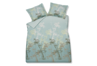 Housse de couette Vandyck PALM PARADISE thym 1 personne (140x200/220)