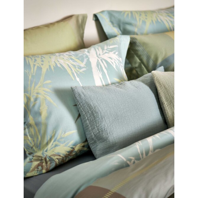 Vandyck Housse de couette PALM PARADISE thym 2 personnes (200x200/220)