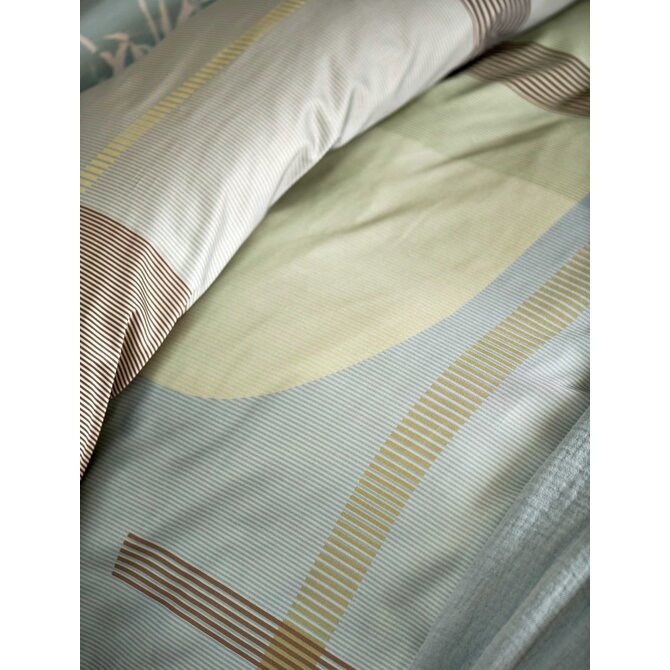 Housse de couette Vandyck PALM PARADISE thym Lits-jumeaux (240x200/220)