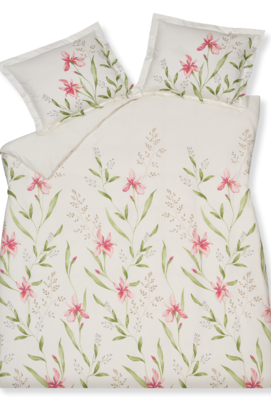 Vandyck Dekbedovertrek SERENE FLOWER offwhite        2-persoons (200x200/220 )