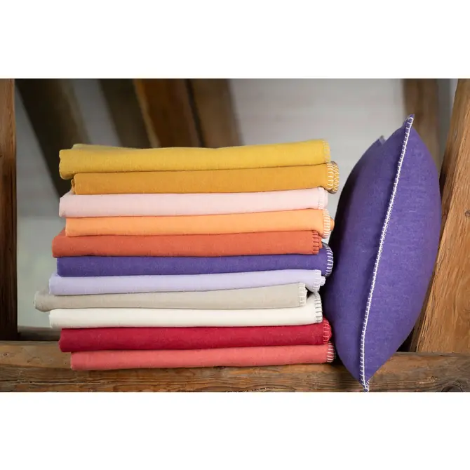 David Fussenegger Sylt taie d'oreiller Uni 50x50 Lilas