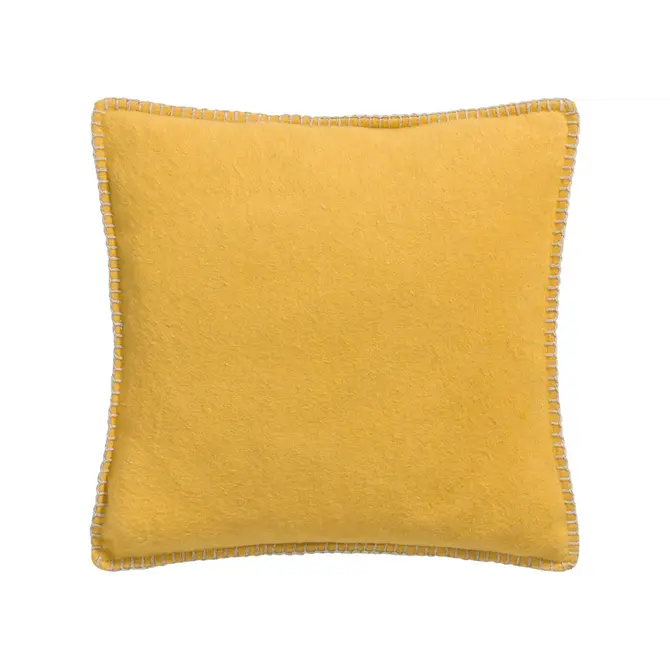 David Fussenegger Sylt housse de coussin Uni 50x50 Moutarde