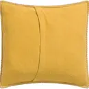 David Fussenegger David Fussenegger Sylt housse de coussin Uni 50x50 Moutarde