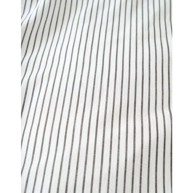 Marc O'Polo Classic Fine Stripe Dekbedovertrek 260x200/220 Anthracite