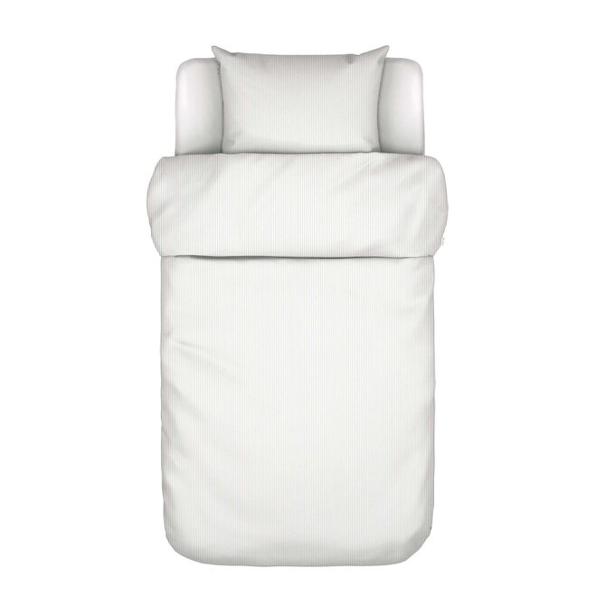 Marc O'Polo Classic Fine Stripe Dekbedovertrek 140x200/220 Grey mist