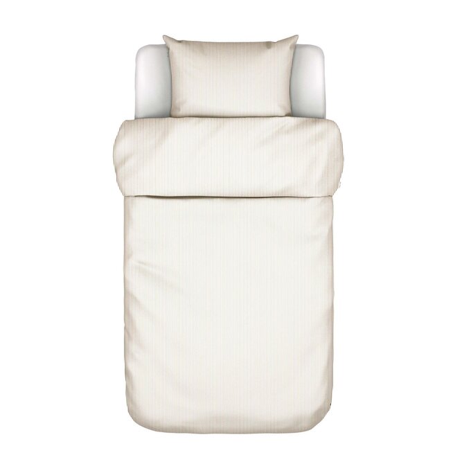 Marc O'Polo Classic Fine Stripe Housse de Couette 240x200/220 Sable Foncé