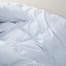 Marc O'Polo Marc O'Polo Classic Fine Stripe Housse de couette 140x200/220 Denim bleu