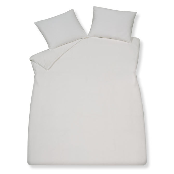 Housse de couette Vandyck PURE 66 coton chanvre pierre claire 1 personne (140x200/220)