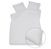 Housse de couette Vandyck PURE 88 blanc 2 personnes (200x200/220)