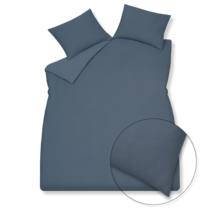 Housse de couette Vandyck PURE 88 jeans bleu 2 personnes (200x200/220)