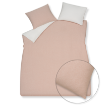 Housse de couette Vandyck PURE 89 sepia rose 1 personne (140x200/220)