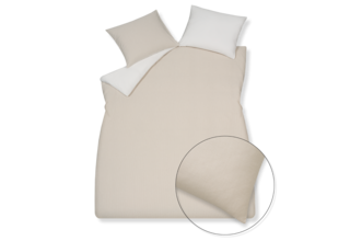 Vandyck Dekbedovertrek PURE 89 stone        1-persoons (140x200/220 )