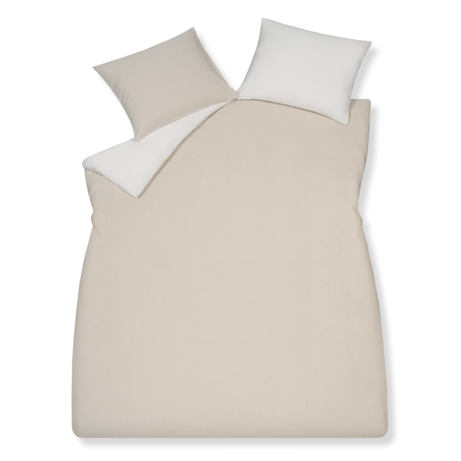 Vandyck Dekbedovertrek PURE 89 stone        2-persoons (200x200/220 )