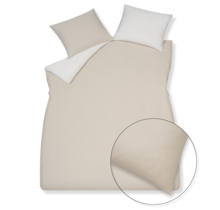 Vandyck Dekbedovertrek PURE 89 stone        Lits-jumeaux (240x200/220 )