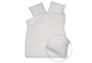 Housse de couette Vandyck PURE 90 blanc 1 personne (140x200/220)