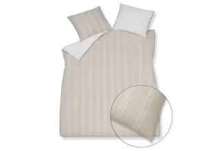 Vandyck Dekbedovertrek PURE 91 stone        2-persoons (200x200/220 )