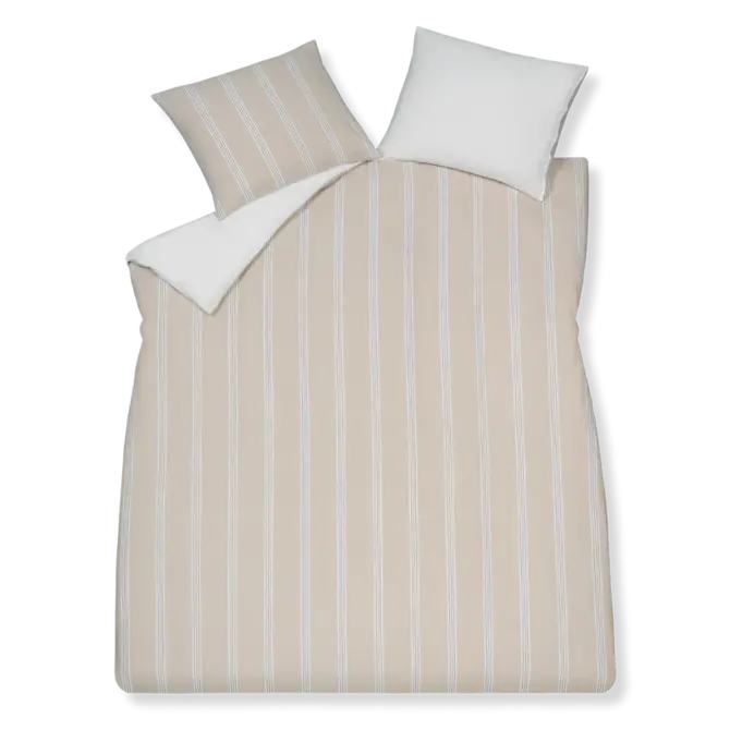 Housse de couette Vandyck PURE 91 stone Lits-jumeaux (240x200/220) Housse de couette Vandyck PURE 91 stone Lits-jumeaux (240x200/220)