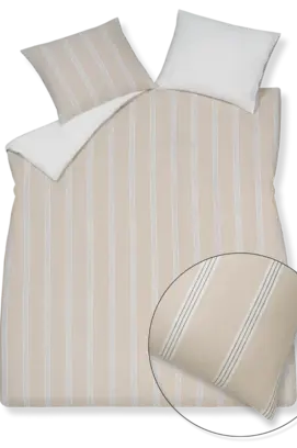Housse de couette Vandyck PURE 91 stone Lits-jumeaux XL (260x240)
