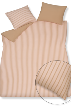 Housse de couette Vandyck PURE 92 sepia pink 2 personnes (200x200/220)