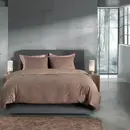 Heckett & Lane Heckett & Lane Franela Housse de couette 200x200/220 Simply Taupe