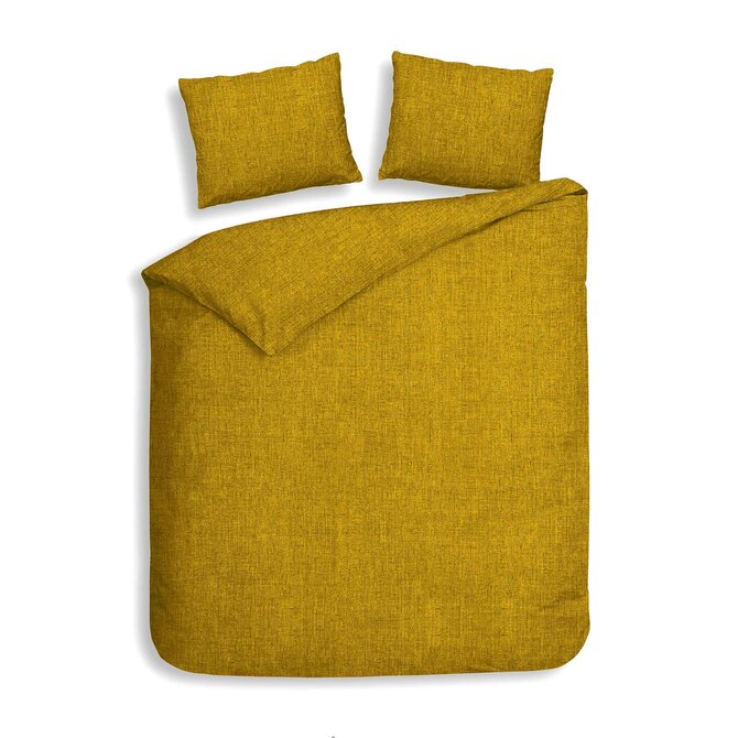 Heckett & Lane Franela Housse de couette 140x200/220 Sunset Gold