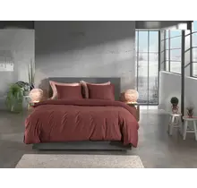 Heckett & Lane Franela Dekbedovertrek 240x200/220 Brandy Brown