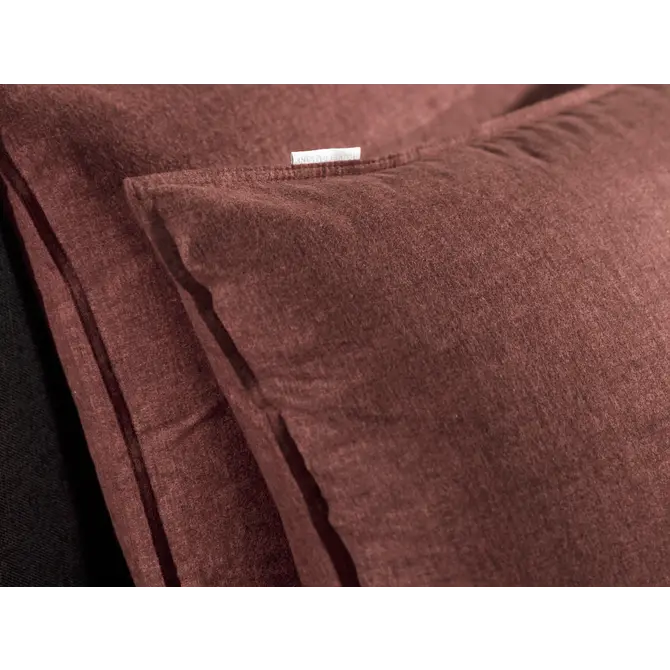 Heckett & Lane Franela Dekbedovertrek 200x200/220 Brandy Brown