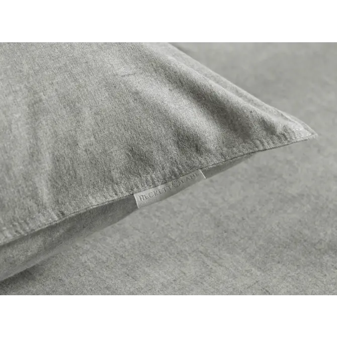 Heckett & Lane Franela housse de couette 200x200/220 Mist Grey
