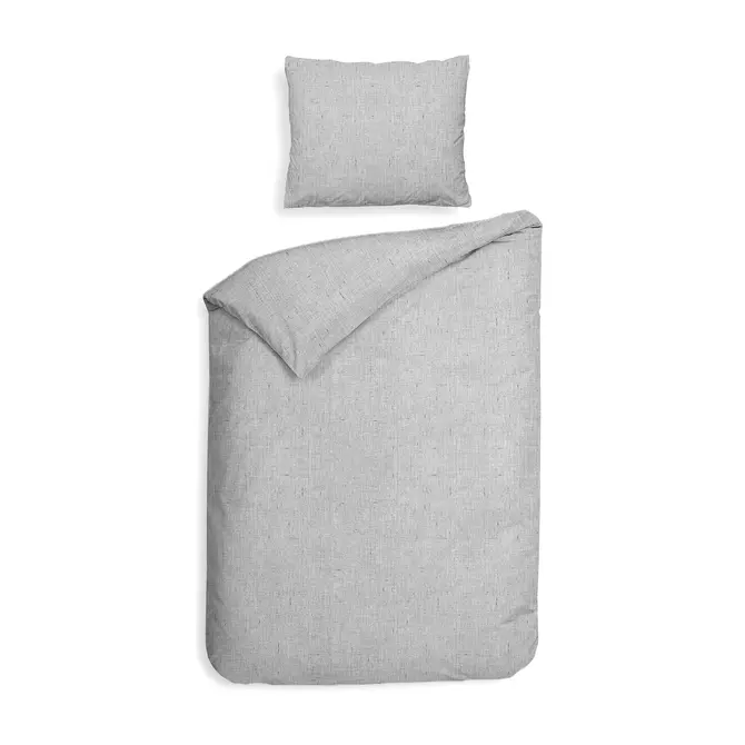 Heckett & Lane Franela housse de couette 200x200/220 Mist Grey
