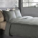 Heckett & Lane Heckett & Lane Franela Housse de couette 200x200/220 Gris givré