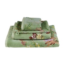 Pip Studio Secret Garden douchelaken Groen 70x140 cm