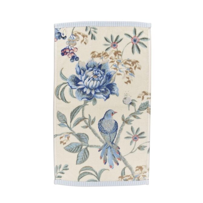 Pip Studio Secret Garden gastendoekje Witblauw 30x50 cm