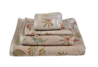 Pip Studio Secret Garden handdoek Khaki 55x100 cm