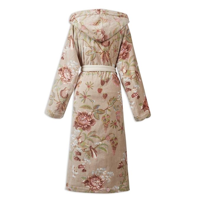 Pip Studio Secret Garden Bathrobe badjas Khaki XXL Pip Studio Secret Garden Bathrobe badjas Khaki XXL