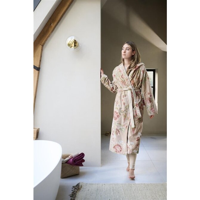 Pip Studio Secret Garden Bathrobe badjas Khaki XXL Pip Studio Secret Garden Bathrobe badjas Khaki XXL