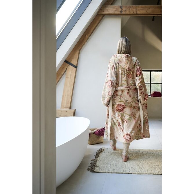 Pip Studio Secret Garden Bathrobe badjas Khaki XXL Pip Studio Secret Garden Bathrobe badjas Khaki XXL