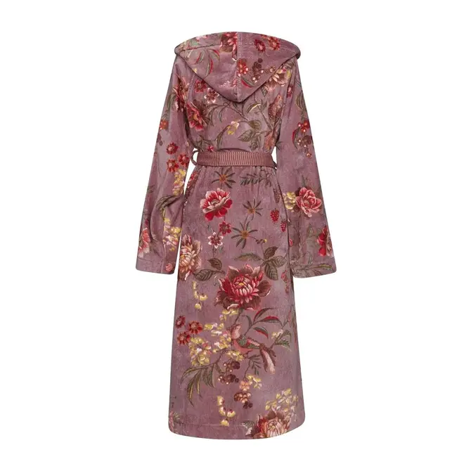 Pip Studio Secret Garden Bathrobe Mauve S Pip Studio Secret Garden Bathrobe Mauve S