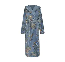 Pip Studio Secret Garden Bathrobe Blue XL