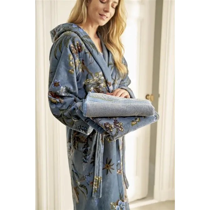 Pip Studio Peignoir Secret Garden Bleu XL