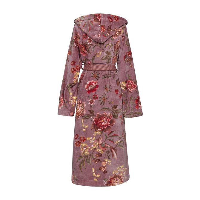 Pip Studio Secret Garden Bathrobe Mauve XL